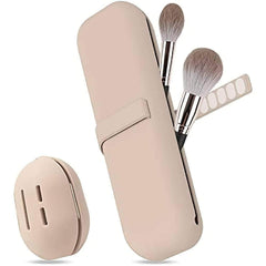 ravel Makeup Brush Holder - Silicone Cosmetic Brushes Bag, Portable Waterproof Makeup Tools for Women and Girls