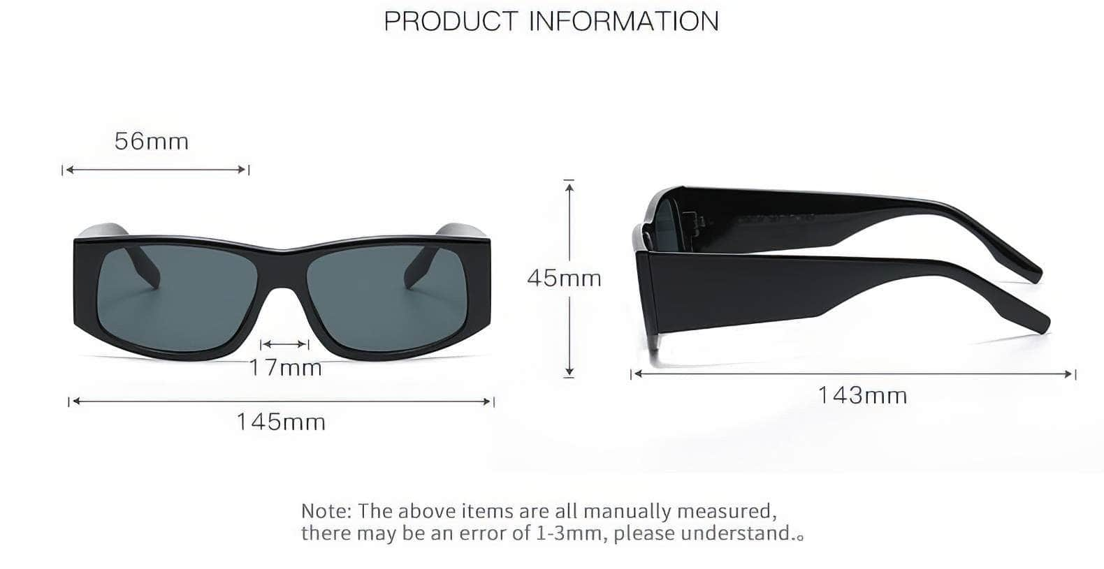 Rectangular Trendy Eyewear