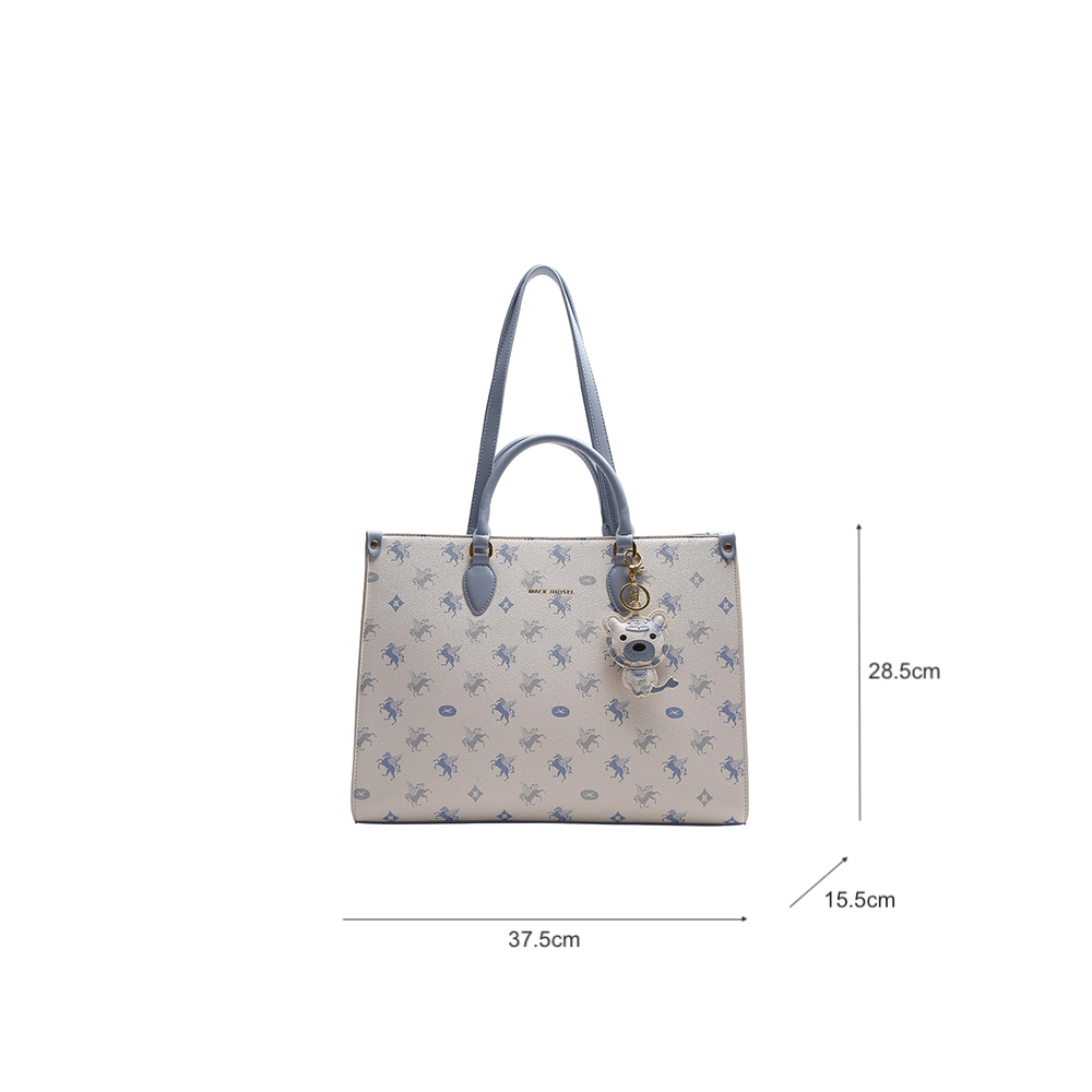 Regal Carriage Monogrammed Tote Handbag