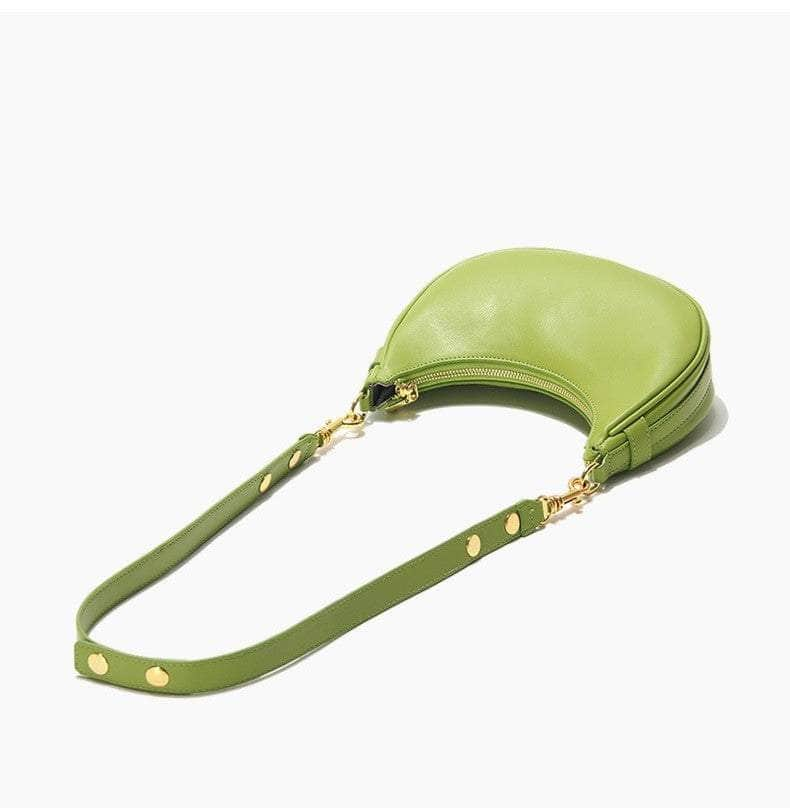 Retro Crescent Shape Underarm Shoulder Bag