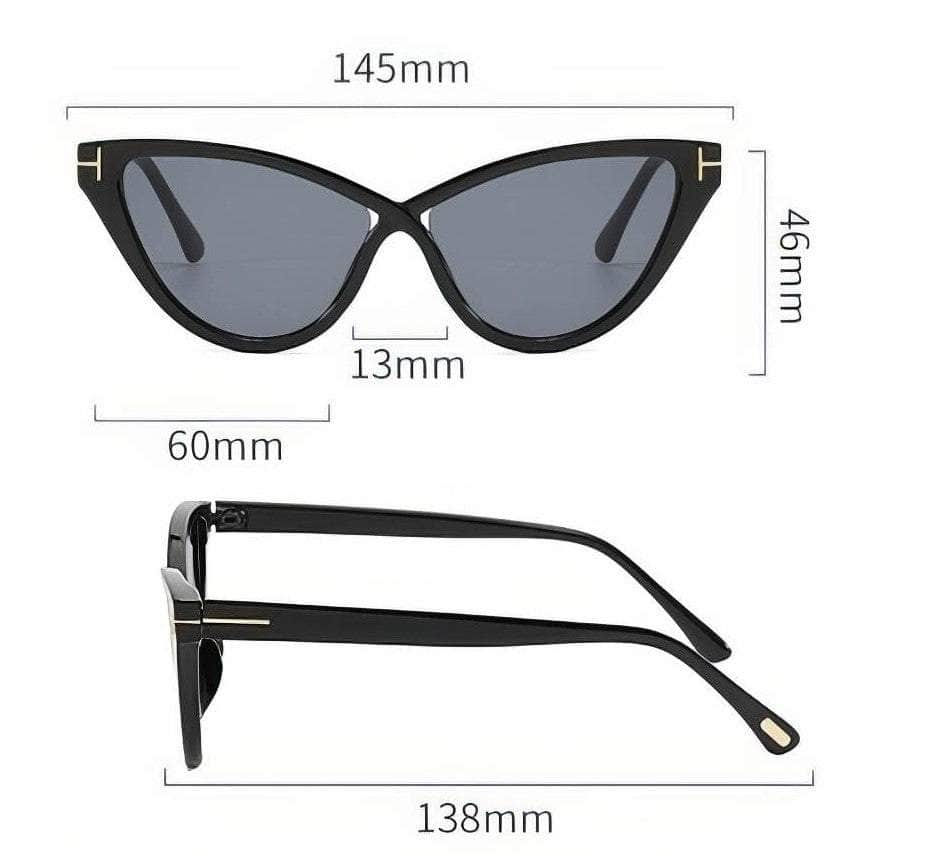 Retro Designer Cat Eye Sunglasses