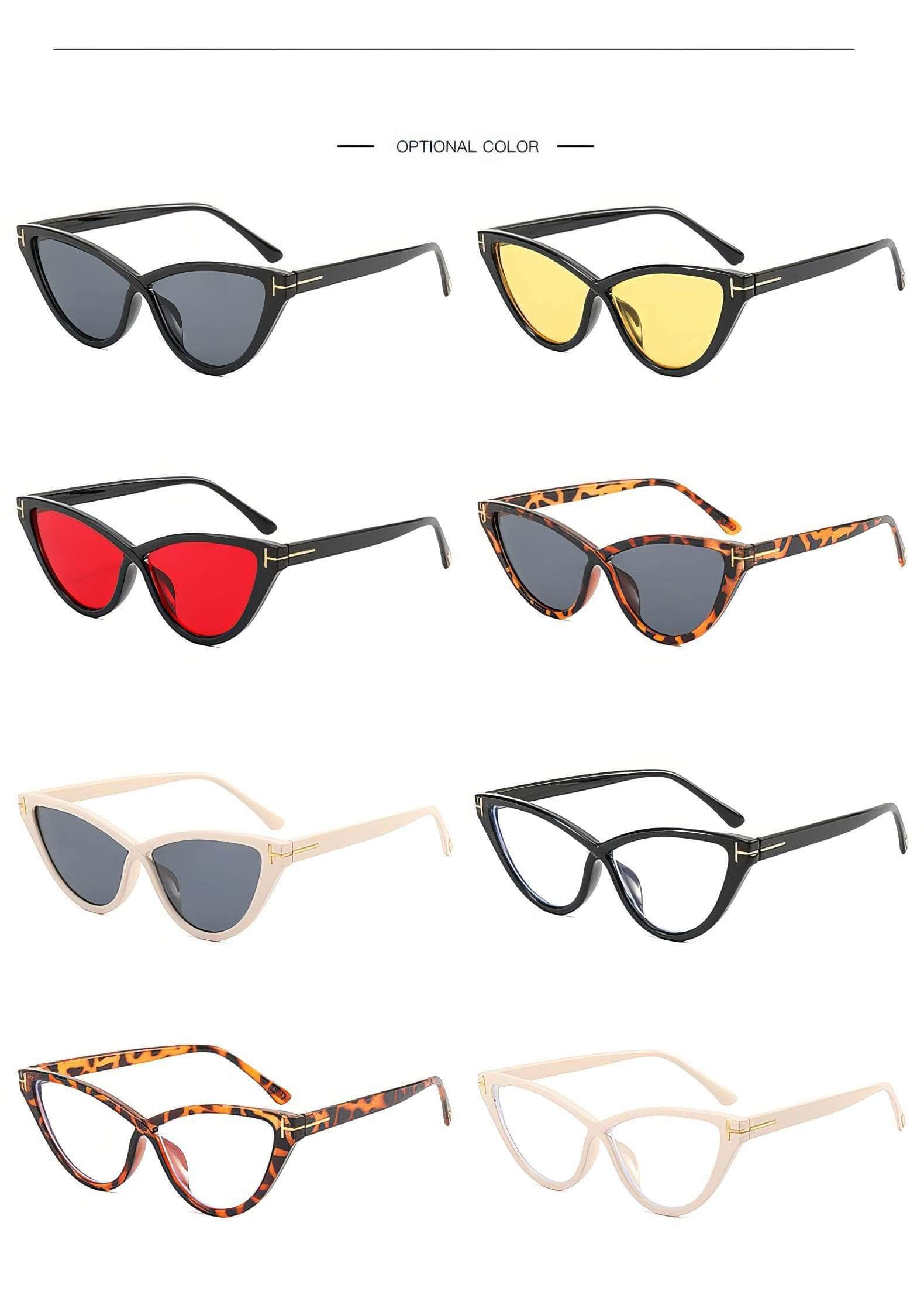 Retro Designer Cat Eye Sunglasses