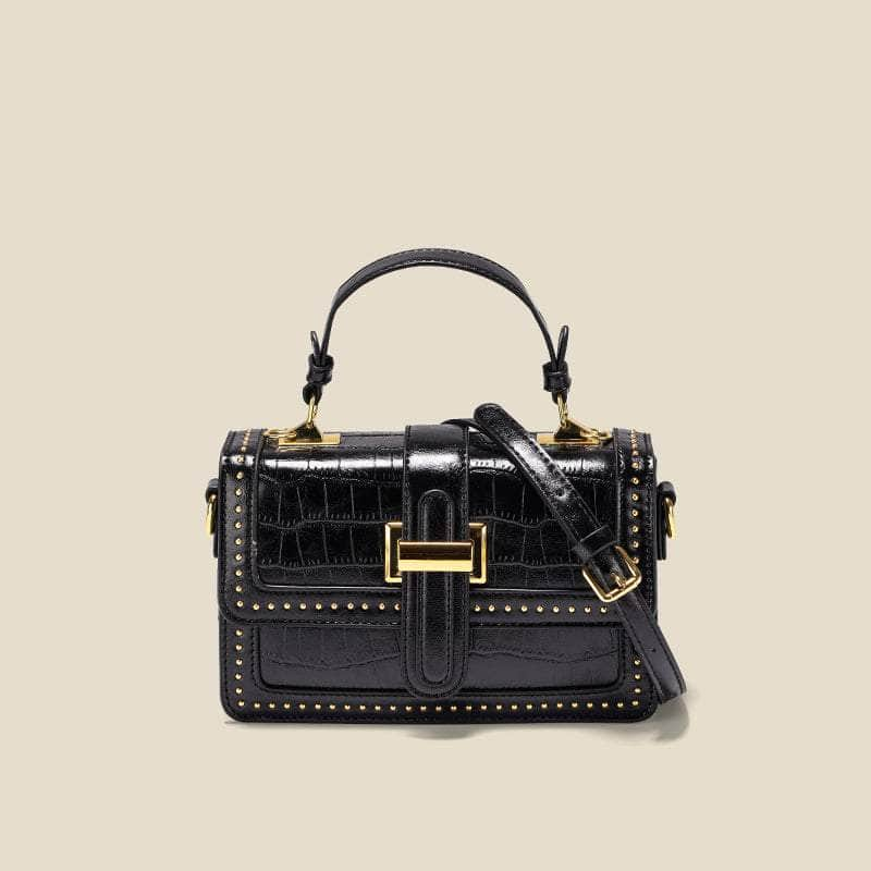 Retro Leather Shoulder Handbag