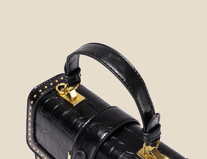 Retro Leather Shoulder Handbag