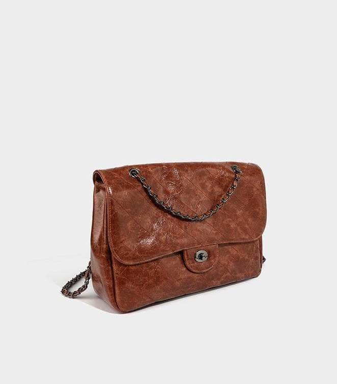 Retro Leather Shoulder Handbags