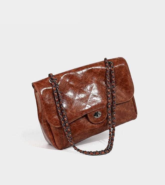 Retro Leather Shoulder Handbags