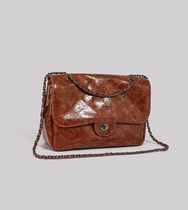 Retro Leather Shoulder Handbags