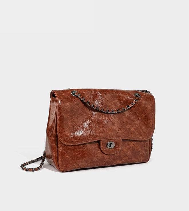 Retro Leather Shoulder Handbags