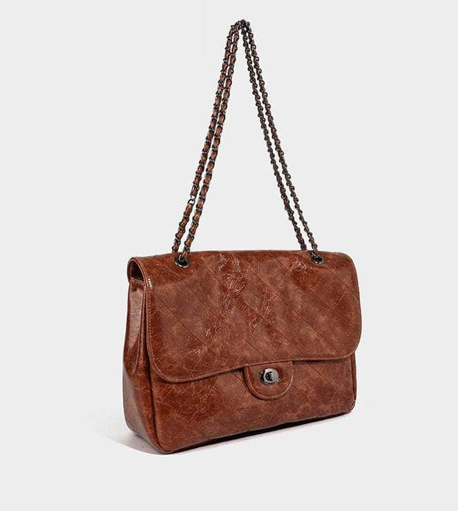 Retro Leather Shoulder Handbags