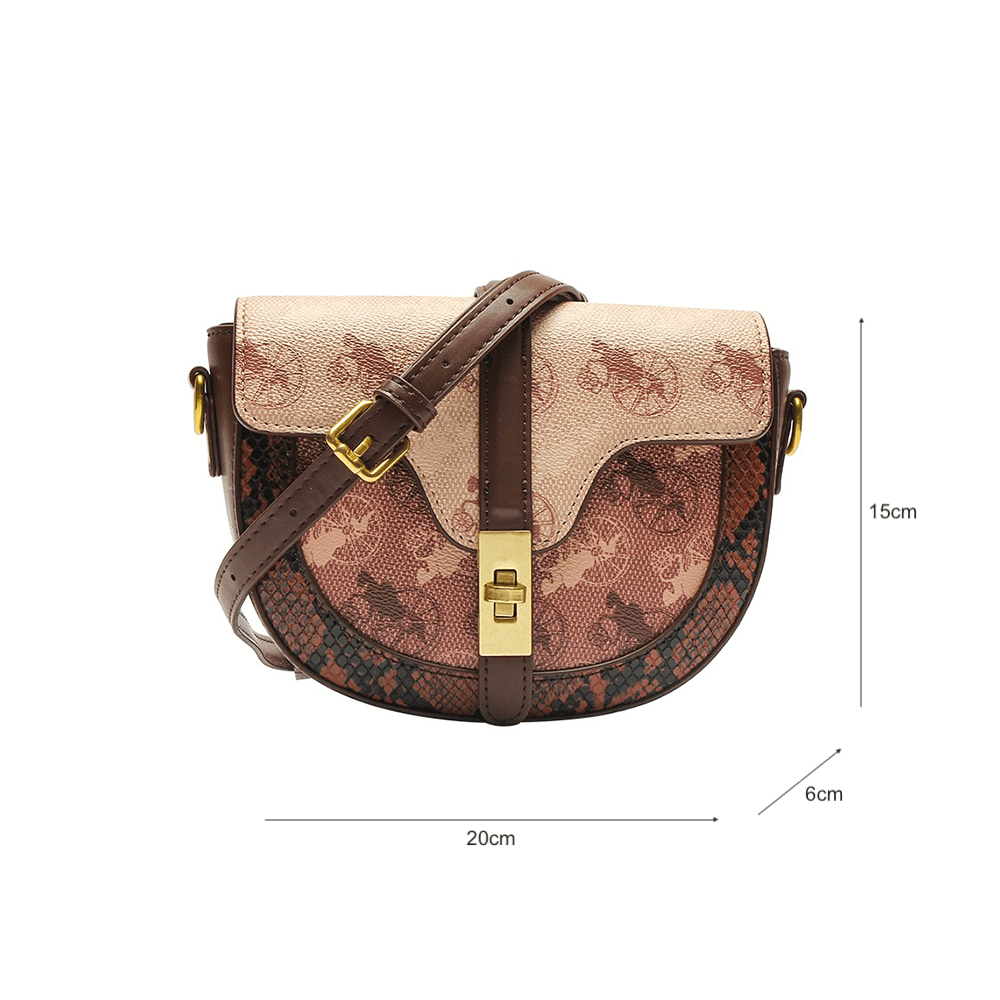 Retro Monogram Canvas Crossbody Bag