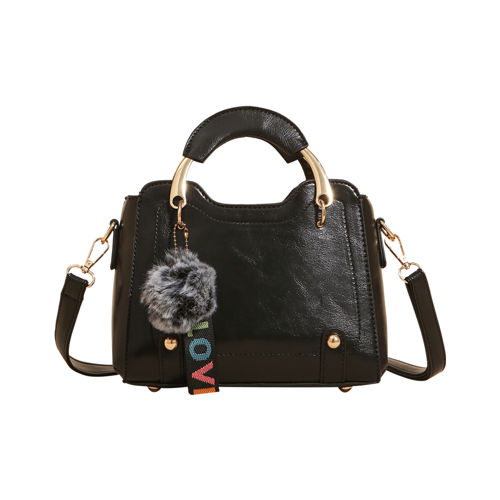 Retro One Shoulder Leather Handbag