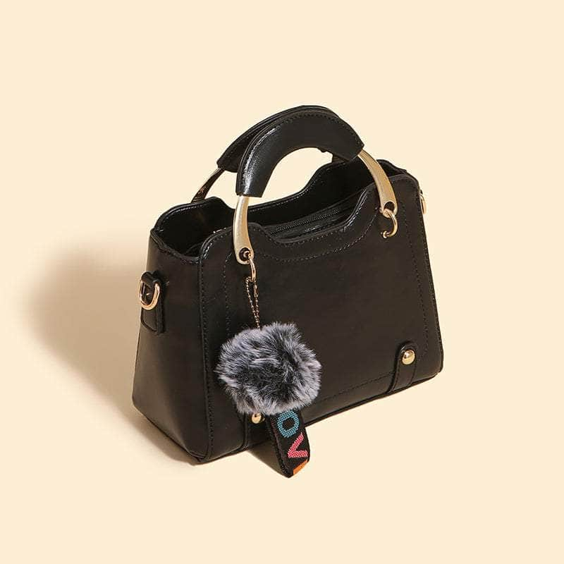 Retro One Shoulder Leather Handbag