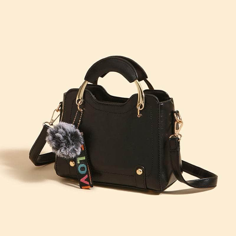 Retro One Shoulder Leather Handbag