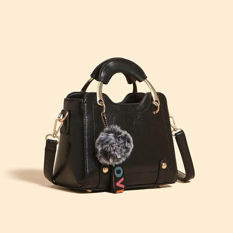 Retro One Shoulder Leather Handbag