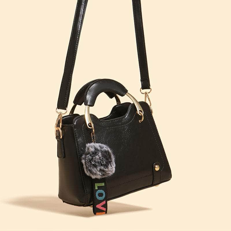 Retro One Shoulder Leather Handbag