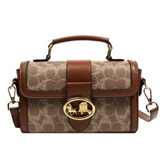 Retro Portable Shoulder Handbag