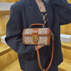 Retro Portable Shoulder Handbag