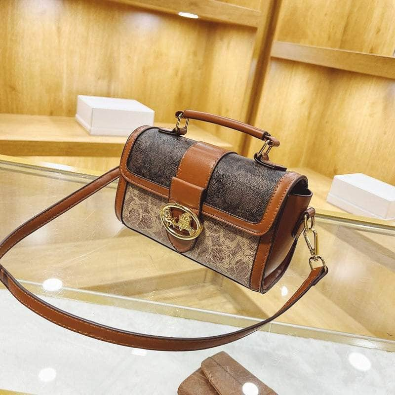 Retro Portable Shoulder Handbag