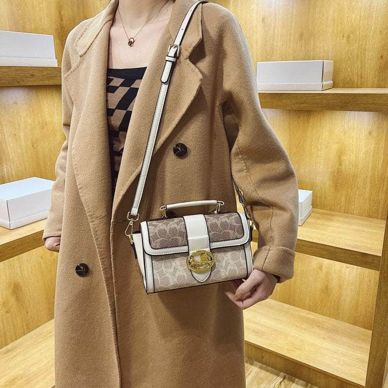 Retro Portable Shoulder Handbag