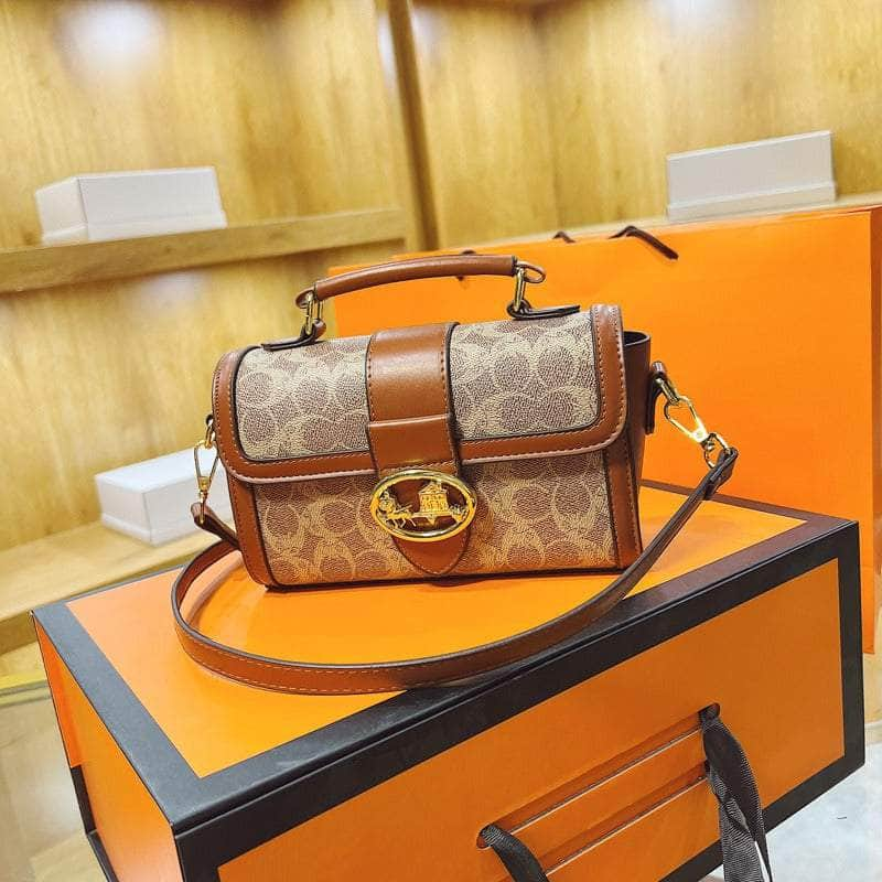 Retro Portable Shoulder Handbag