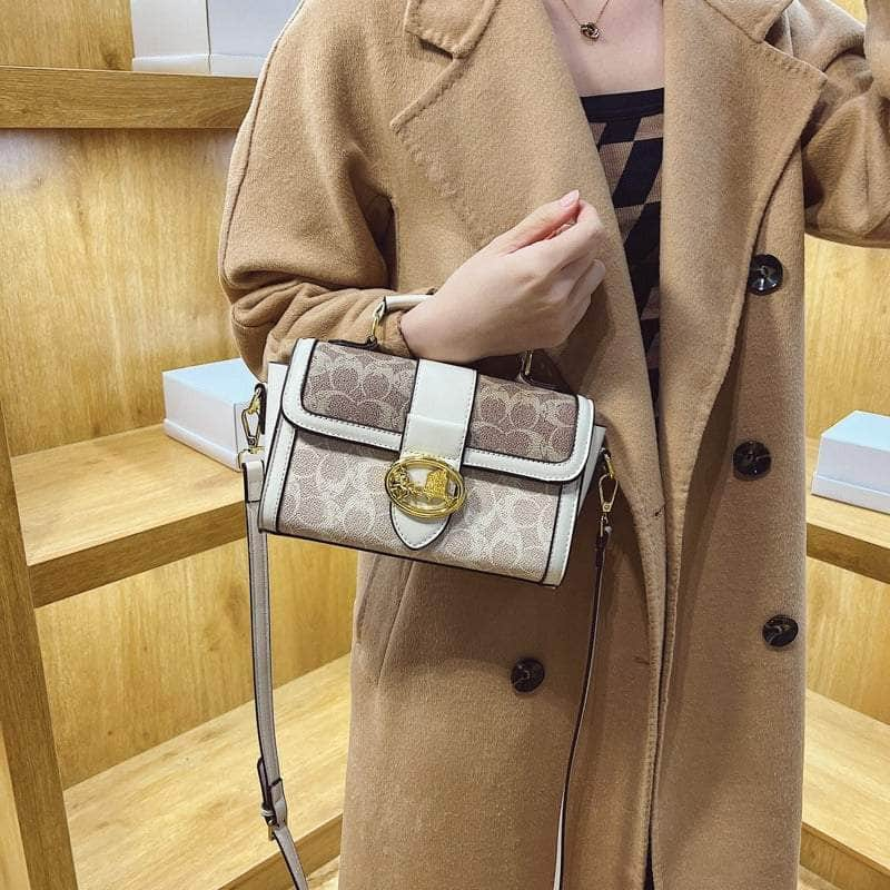 Retro Portable Shoulder Handbag