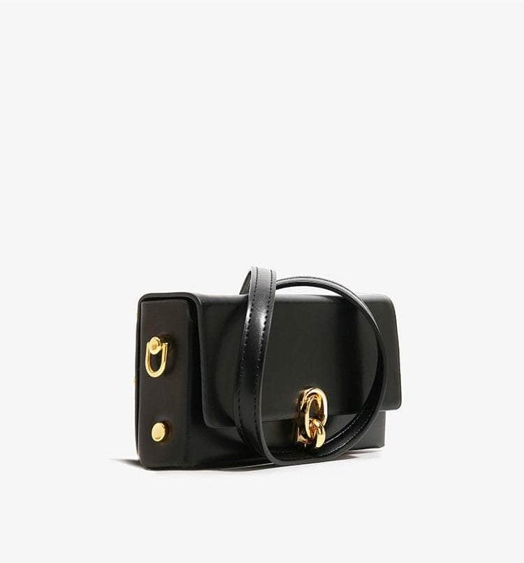 Retro Sleek Shoulder Leather Bag