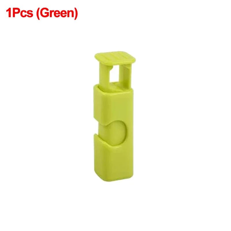 Reusable Food Sealing Clip: Plastic Sealer Clamp for Fresh Food Storage - Snack and Bread Bag Seal, Kitchen Storage Tools 1Pcs (Green)