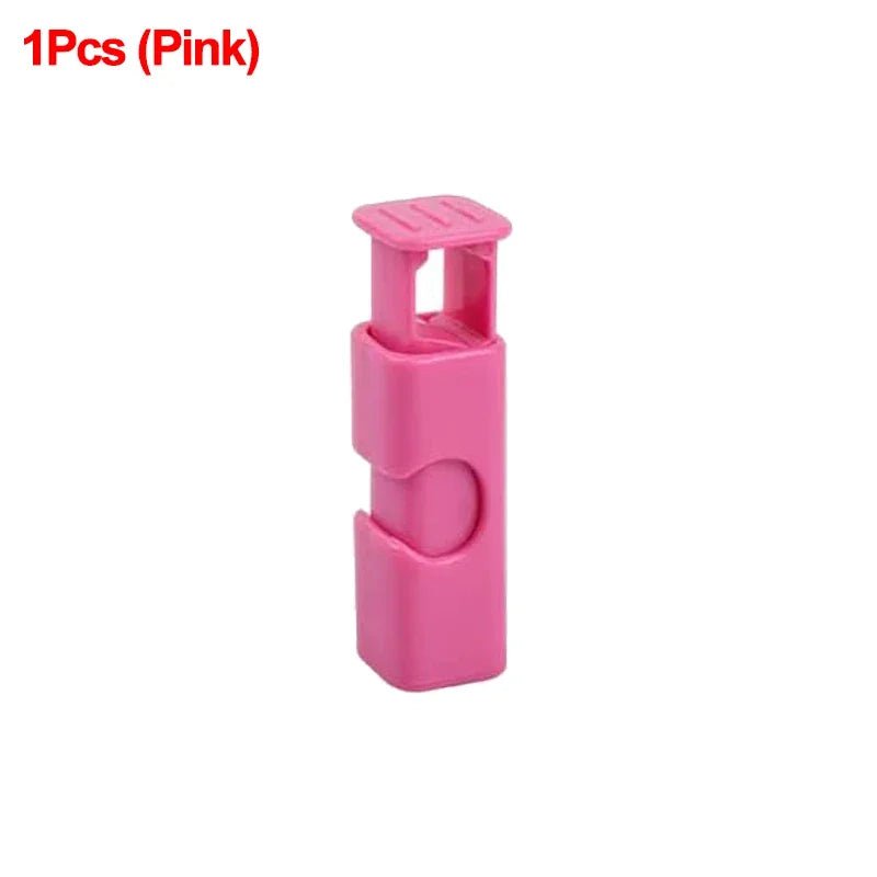 Reusable Food Sealing Clip: Plastic Sealer Clamp for Fresh Food Storage - Snack and Bread Bag Seal, Kitchen Storage Tools 1Pcs (Pink)