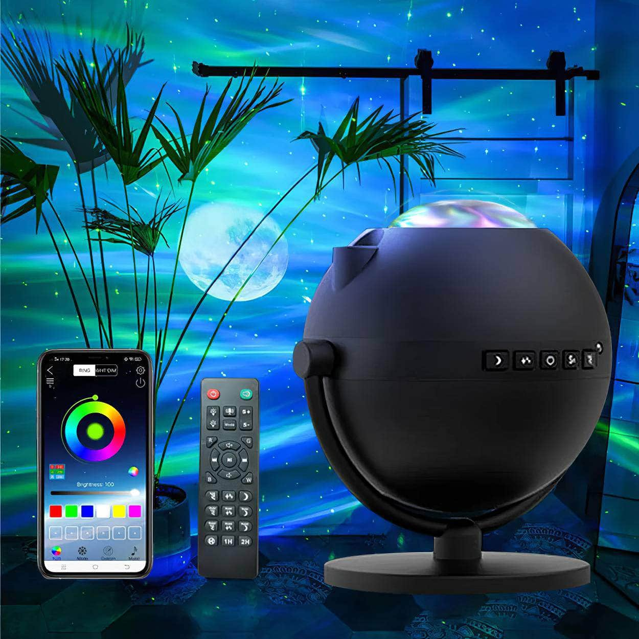 RGB LED Galaxy Star Projection Lamp for Romantic Room Decor, Birthday Parties, and Gifts