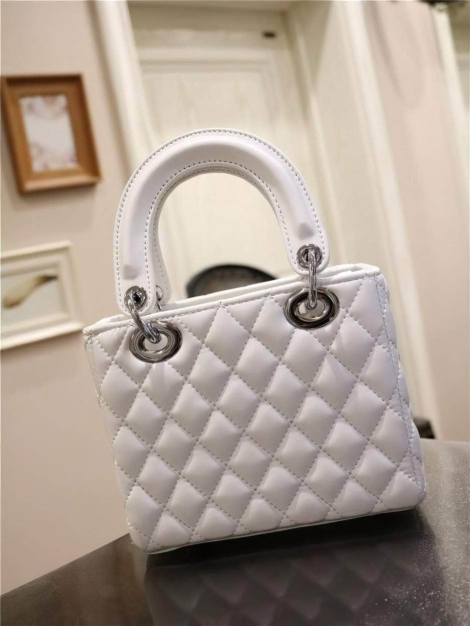 Rhinestone Embellished Top Handle Mini Bag