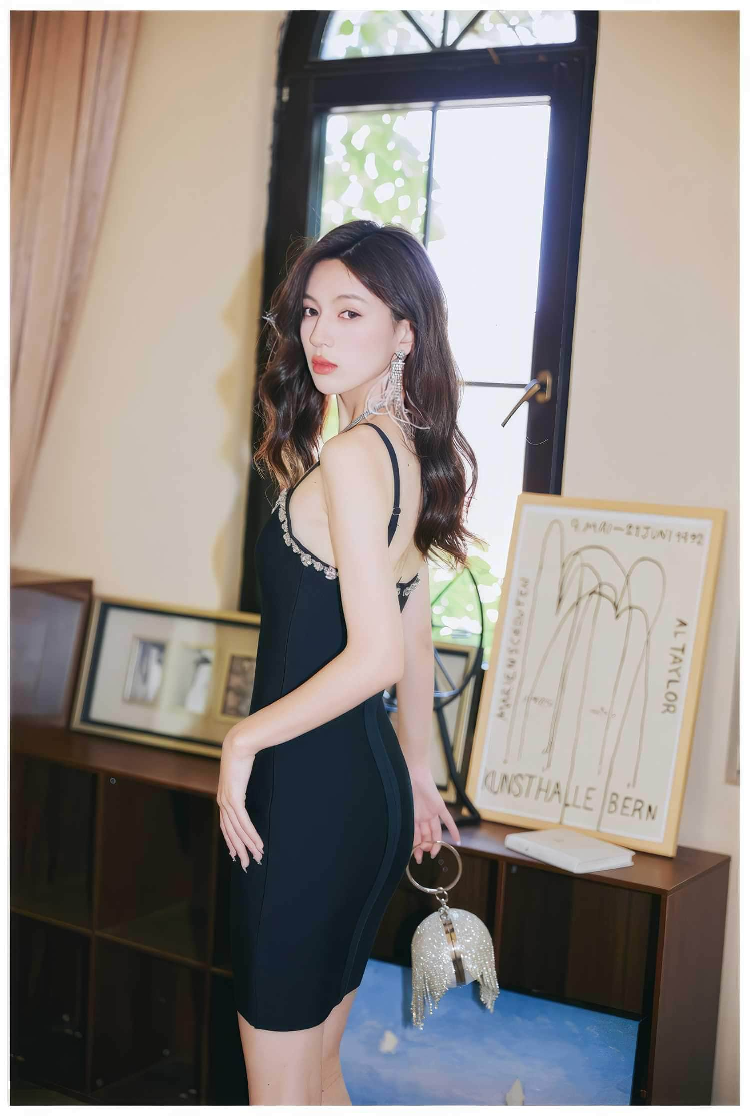 Rhinestone Sweetheart Bandage Cami Dress