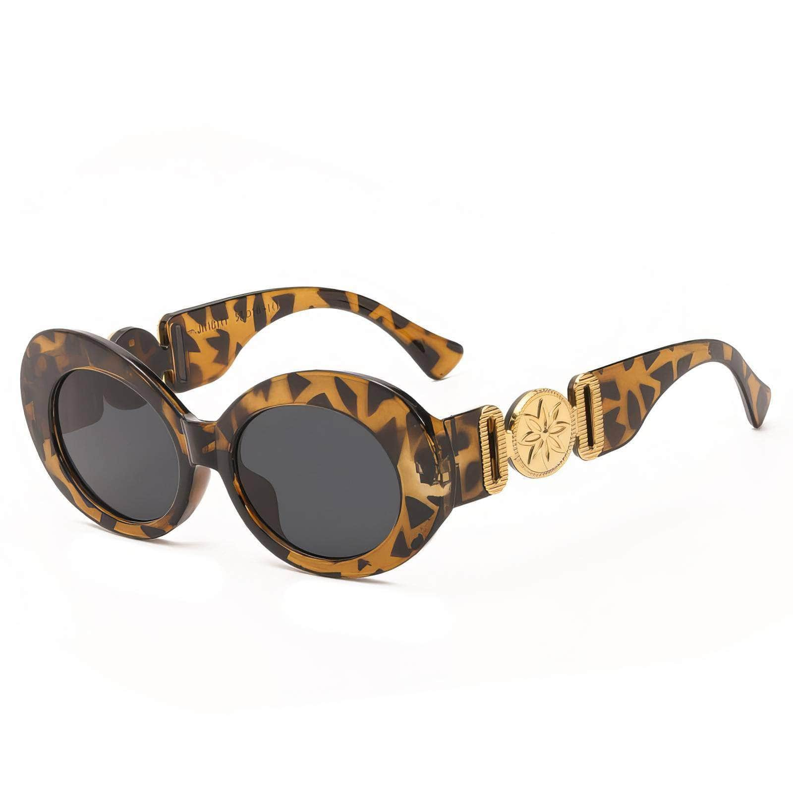 Rose Oval Frame Sunglasses Hawksbill/Hawksbill / Resin