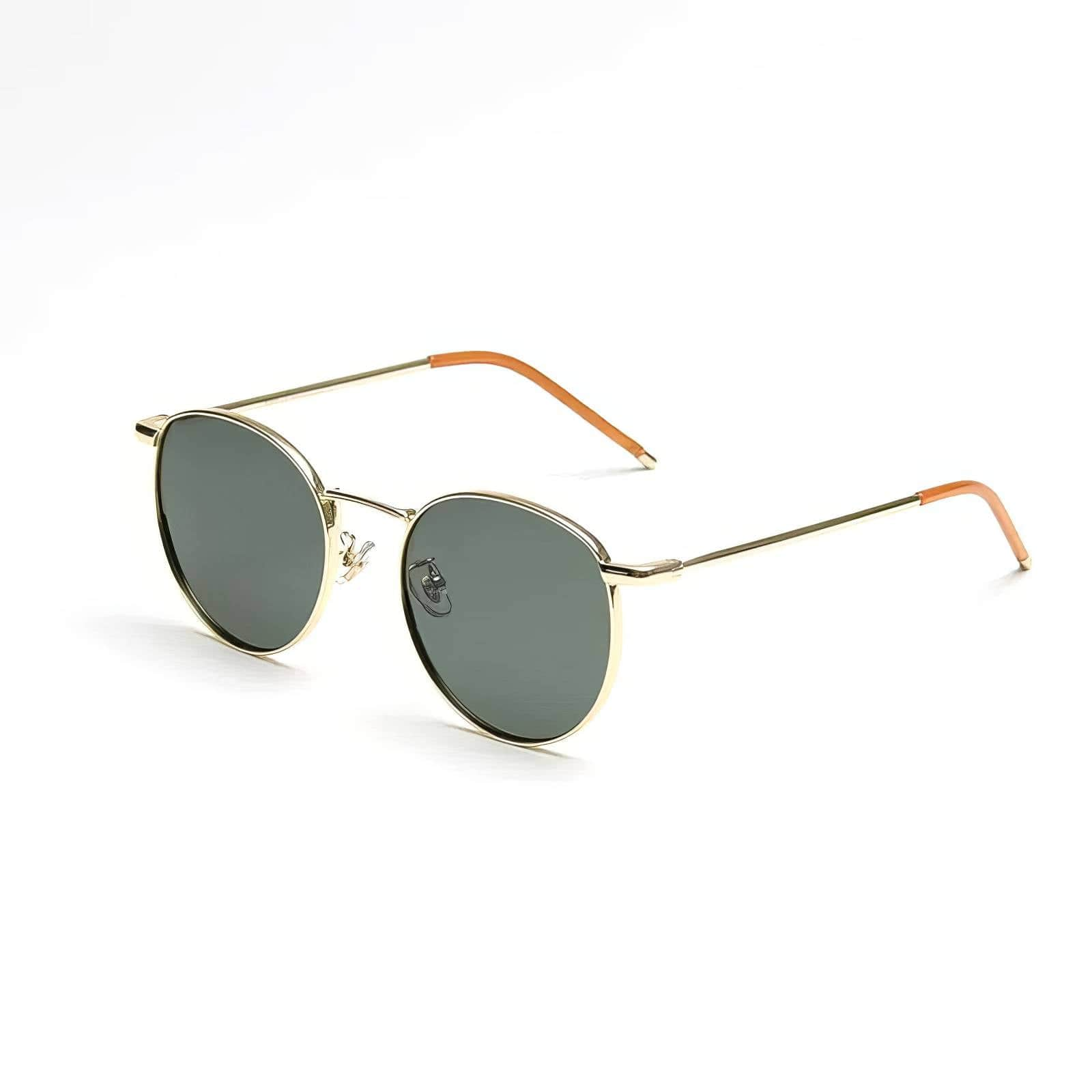 Round Metal Polarised Sunglasses