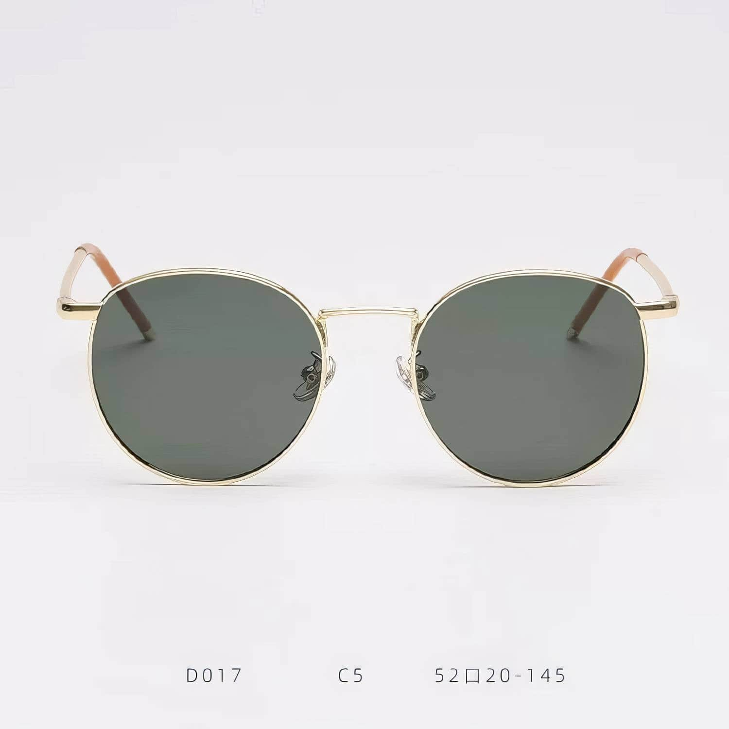 Round Metal Polarised Sunglasses