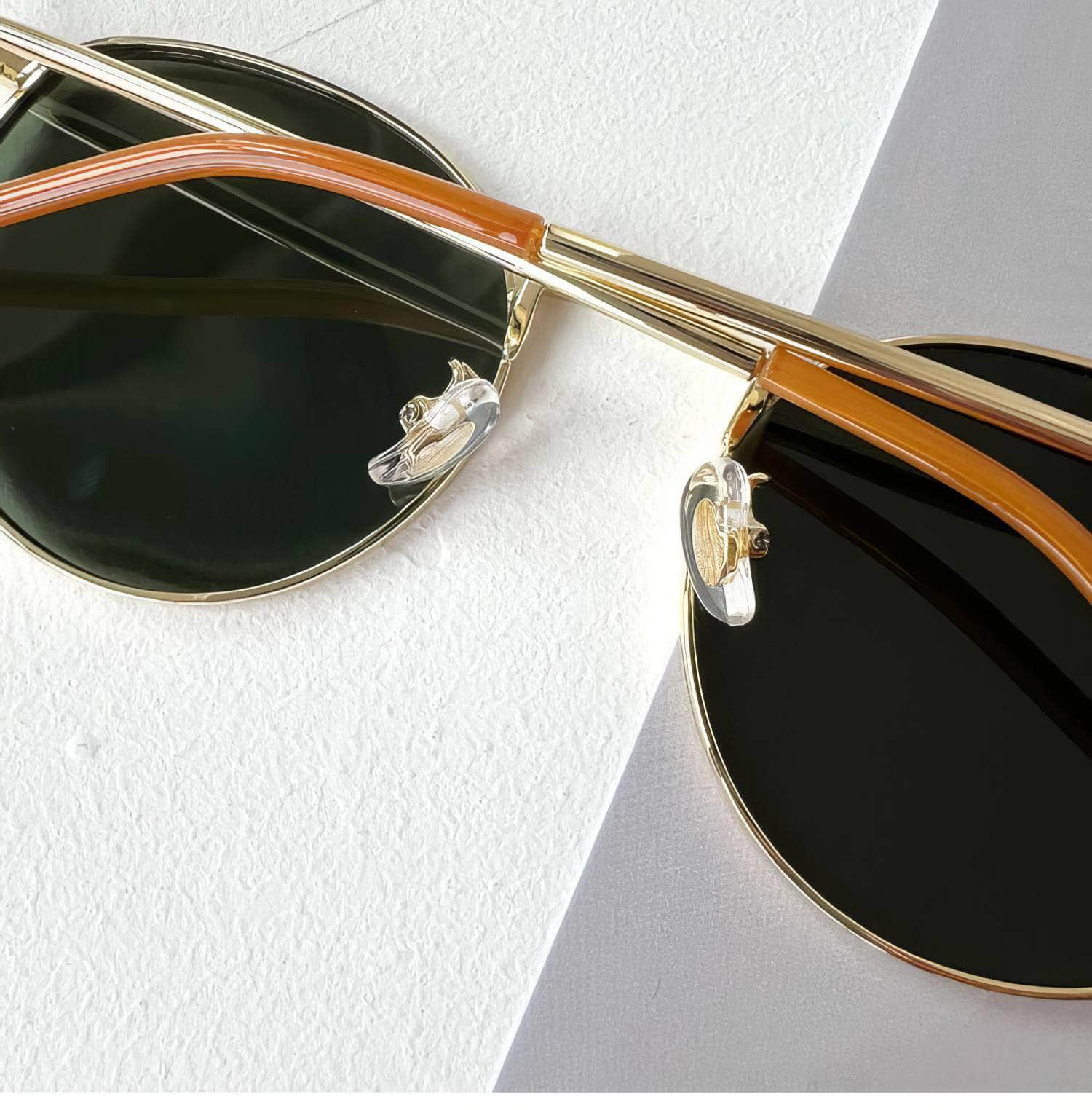 Round Metal Polarised Sunglasses