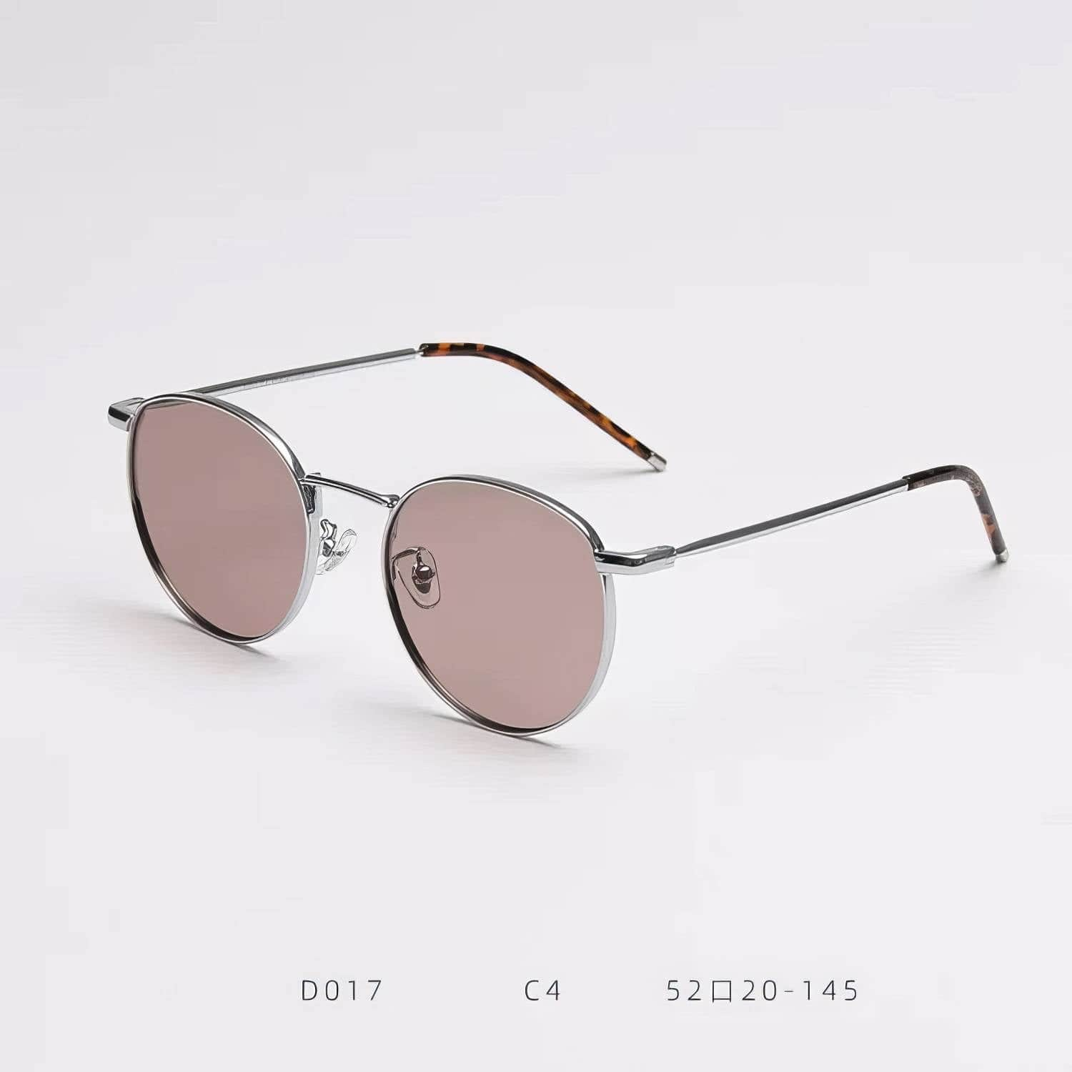 Round Metal Polarised Sunglasses