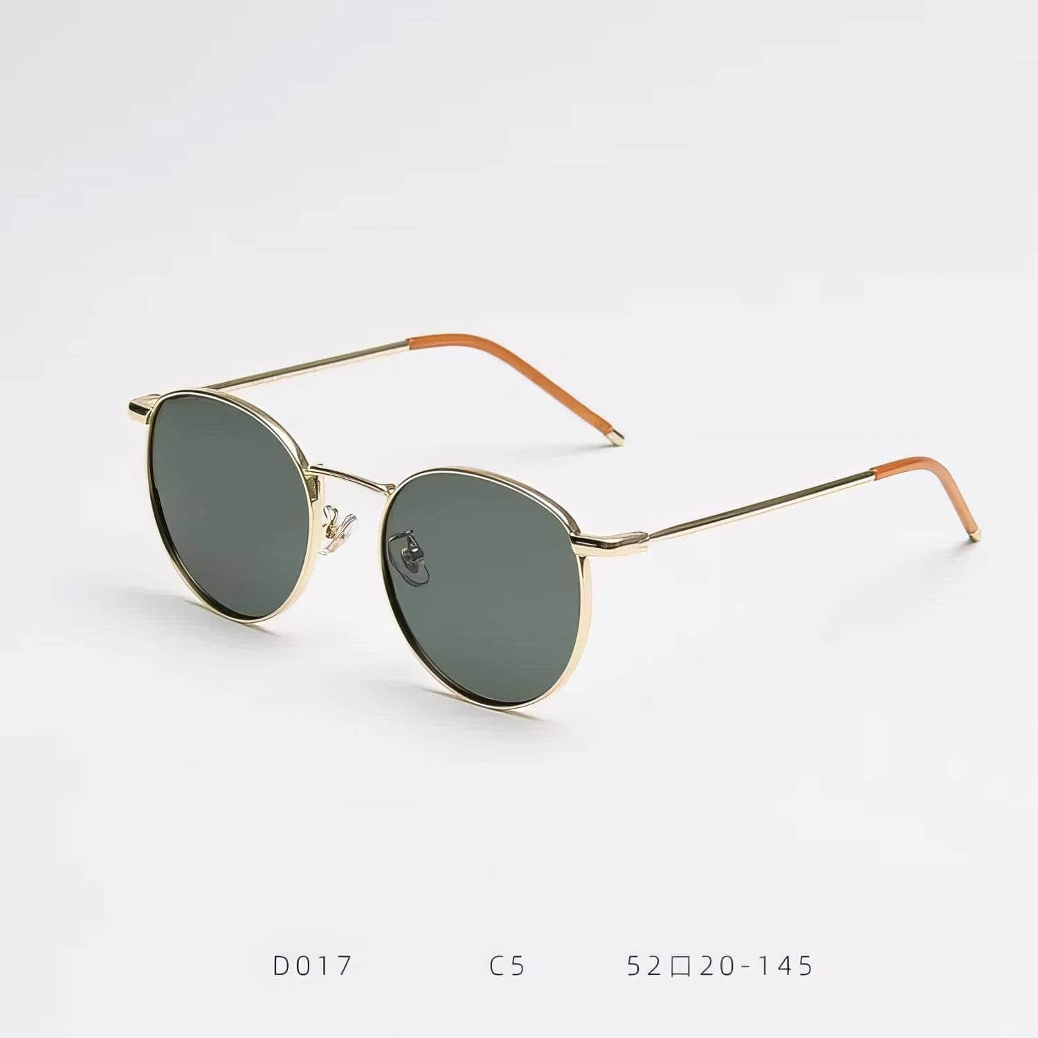 Round Metal Polarised Sunglasses