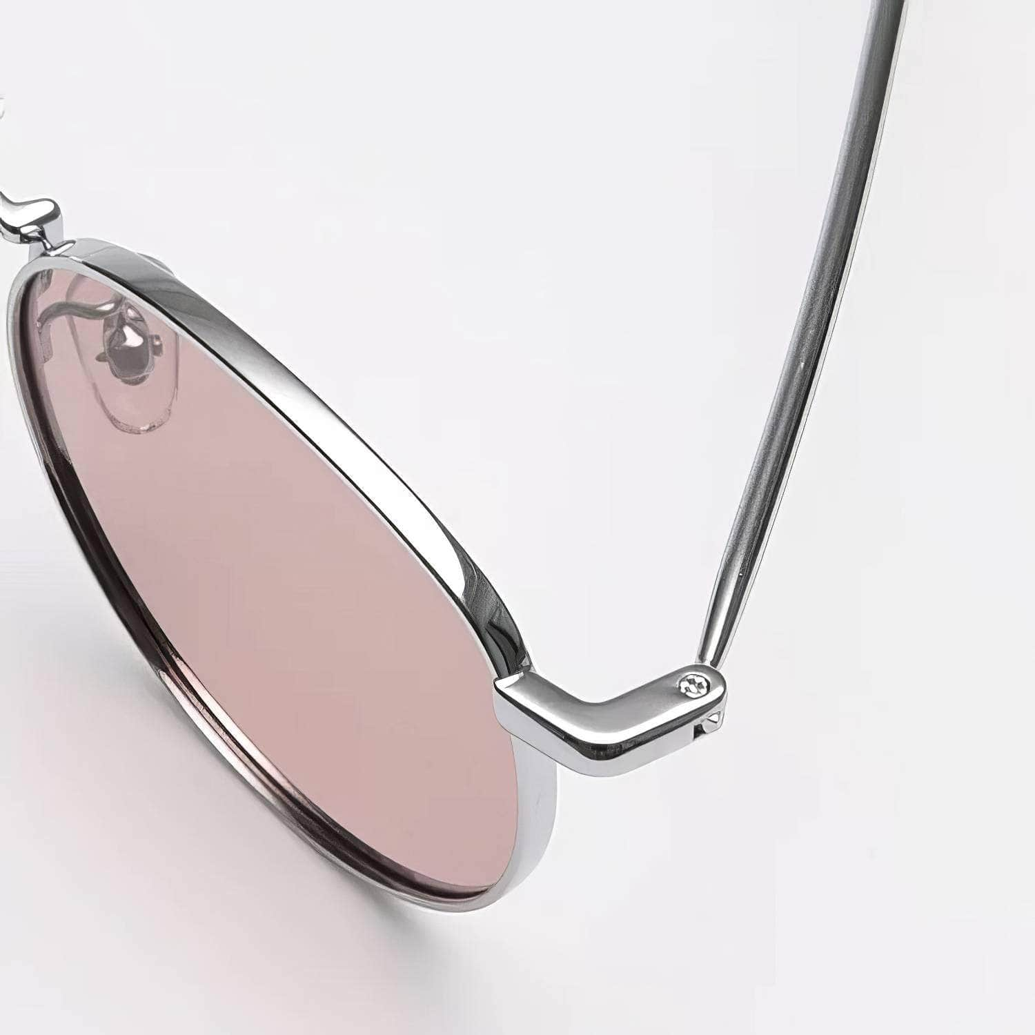 Round Metal Polarised Sunglasses