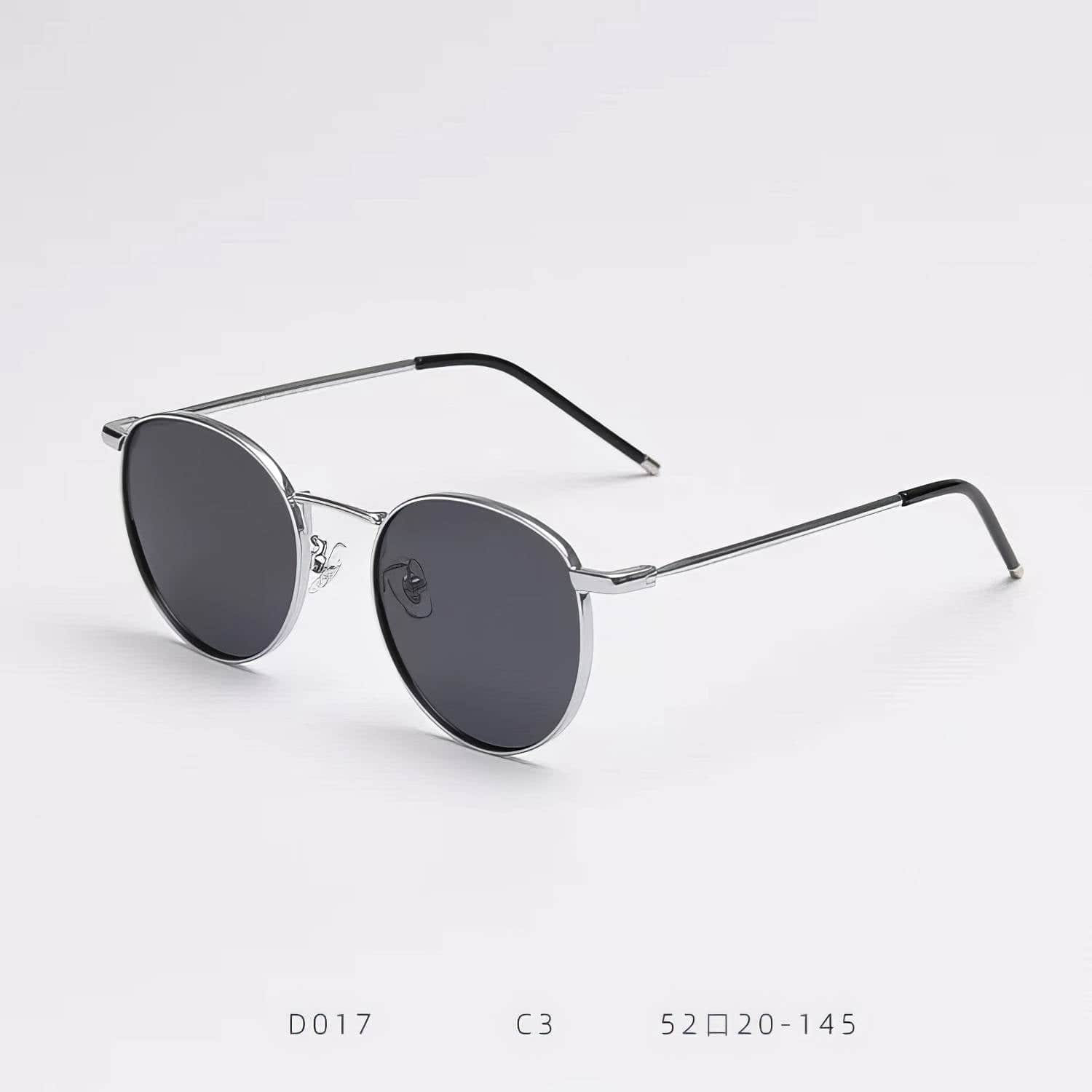 Round Metal Polarised Sunglasses