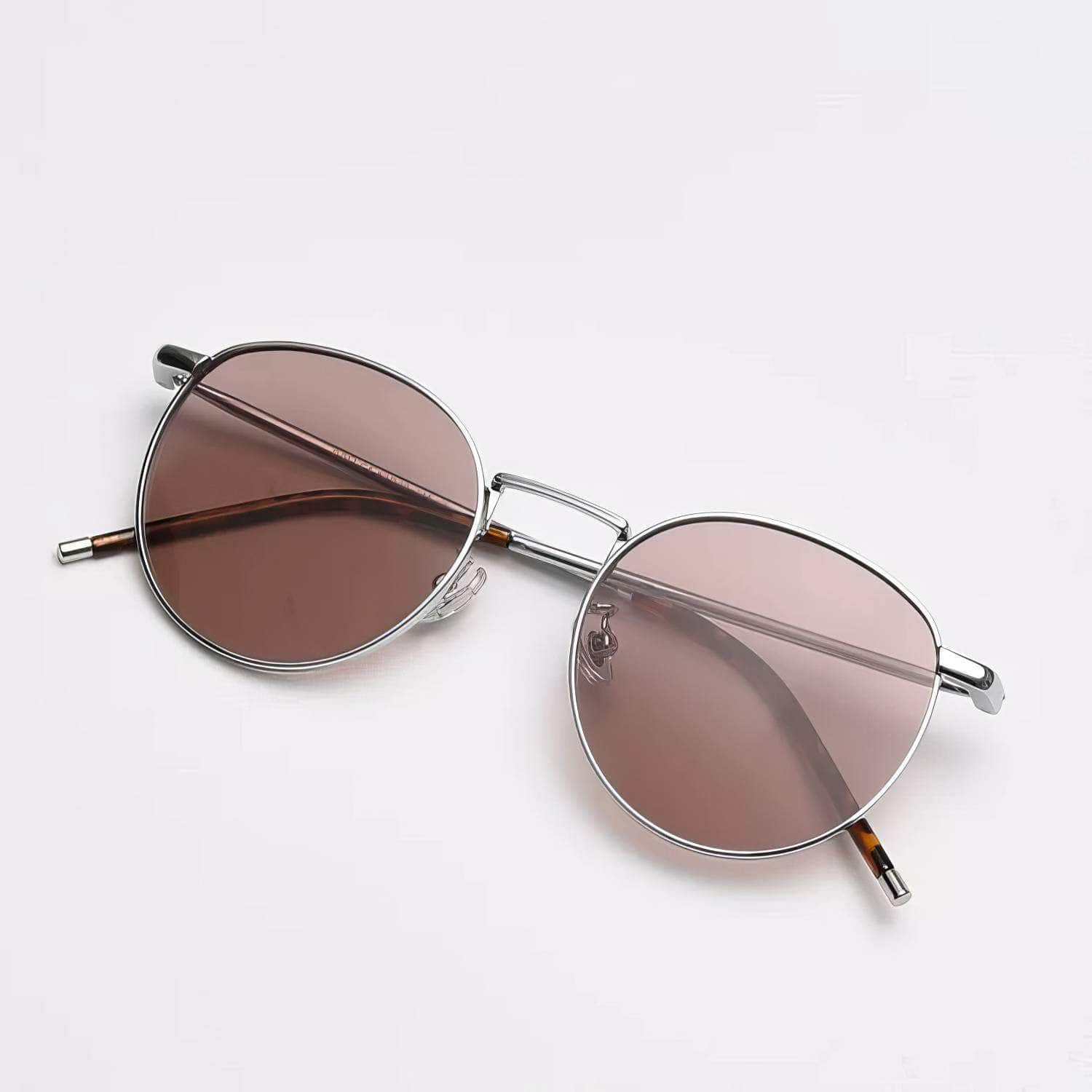 Round Metal Polarised Sunglasses