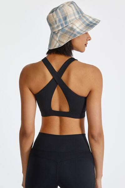 Ruched Crisscross Active Tank