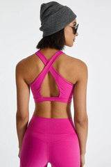 Ruched Crisscross Active Tank