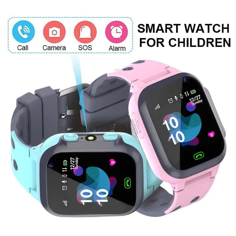 S1 Kids Smart Watch: SOS, Remote Tracker Location, Waterproof, Sports Watch for Boys and Girls, Smartwatch for Android & iOS