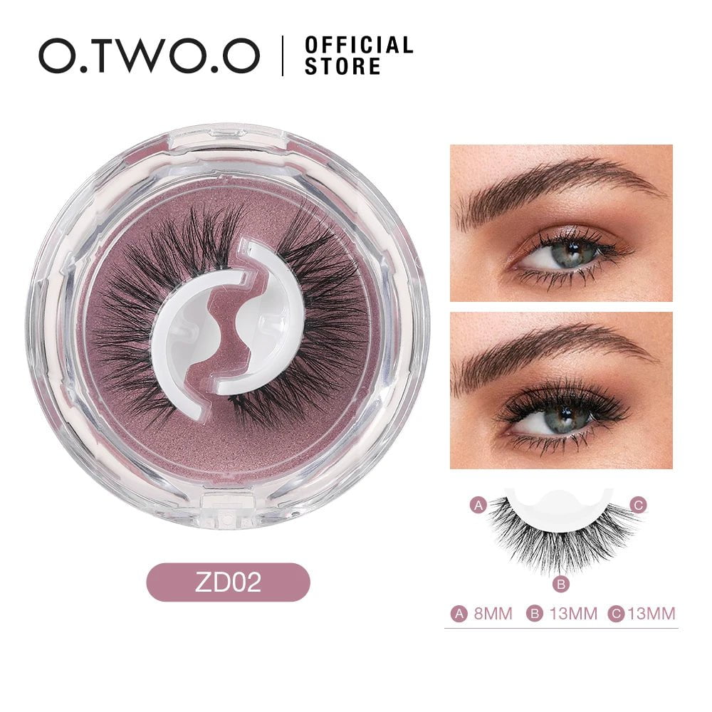 Self-Adhesive False Eyelashes: Reusable, Individual Lashes for Long Thick Volume, No Need for Glue, Eyelash Extension ZD02 / CHINA