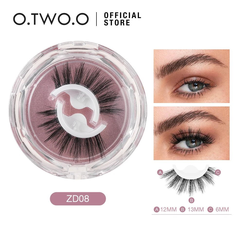 Self-Adhesive False Eyelashes: Reusable, Individual Lashes for Long Thick Volume, No Need for Glue, Eyelash Extension ZD08 / CHINA