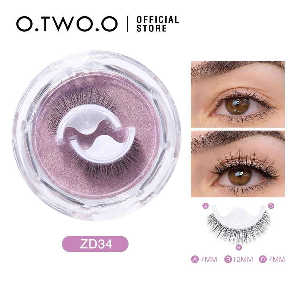 Self-Adhesive False Eyelashes: Reusable, Individual Lashes for Long Thick Volume, No Need for Glue, Eyelash Extension ZD34 / CHINA