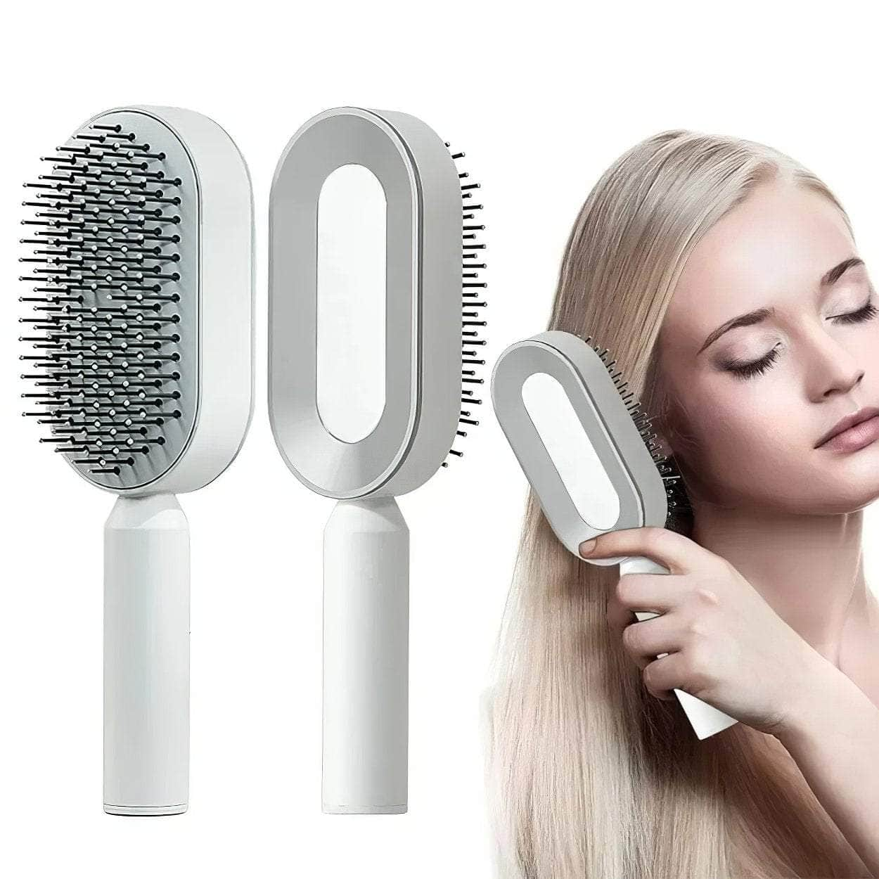 Self-Cleaning Hair Brush