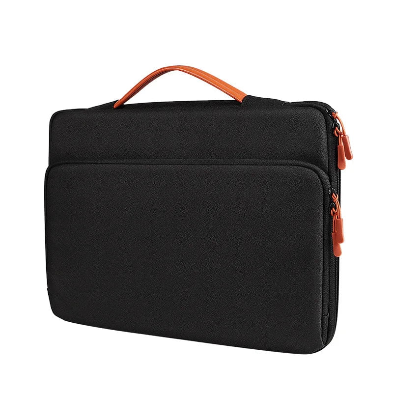 Shockproof Laptop Bag for MacBook , Waterproof Fabric Handbag Black / 13 inch