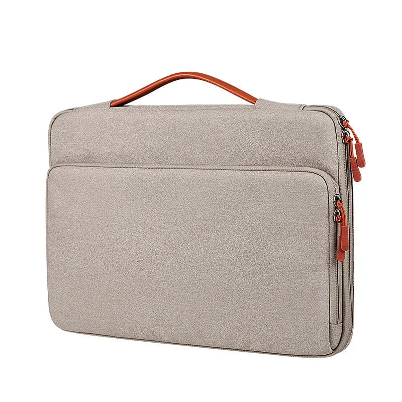 Shockproof Laptop Bag for MacBook , Waterproof Fabric Handbag khaki / 13 inch