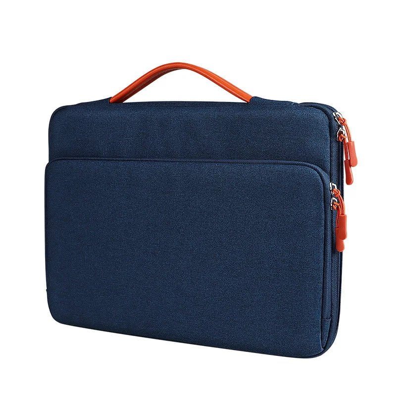Shockproof Laptop Bag for MacBook , Waterproof Fabric Handbag Navy blue / 13 inch